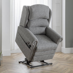 Dorchester Grande Premier Riser Recline Armchair - Light Grey - Millercare