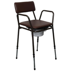 Drive Adjustable Height Stacking Commode - Millercare