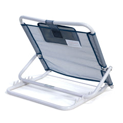 Rear of Adjustable Bed Back Rest on white background