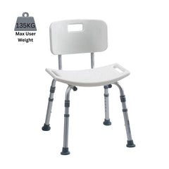 Drive Shower Stool With Backrest - Millercare