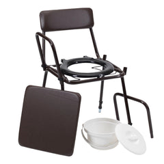 Drive Stacking Commode Adjustable Height Removable Armrests - Millercare
