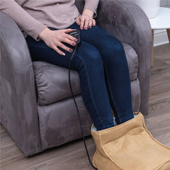 Electric Dual Speed Soft Massaging Foot Boot with Heat - Millercare
