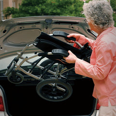 Ergo Lite 2 Self Propel Wheelchair Silver 16" - Millercare