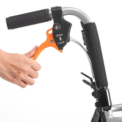 Ergo Lite 2 Self Propel Wheelchair Silver 18" - Millercare