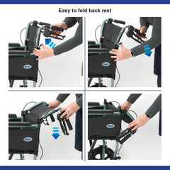 Escape Lite Transit Wheelchair 20" (Wide) - Millercare