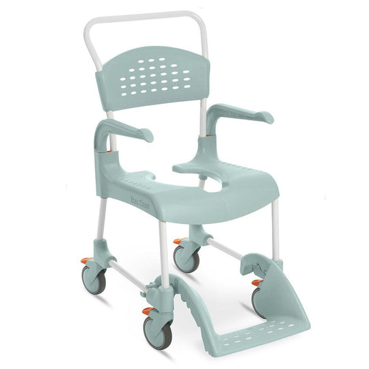 Etac Clean Wheeled Shower Commode Chair 49 cm