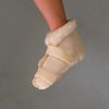 Fleece Open Slippers