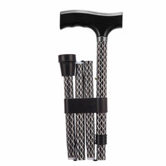 Folding Adjustable Walking Stick - Millercare