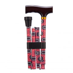 Folding Adjustable Walking Stick - Millercare