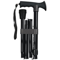Gel Handled Folding Walking Stick - Millercare