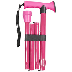 Gel Handled Folding Walking Stick - Millercare