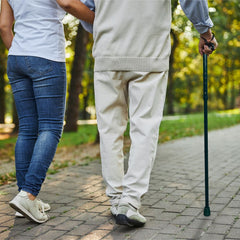 Gel Handled Folding Walking Stick - Millercare