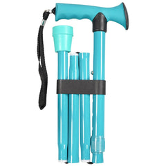 Gel Handled Folding Walking Stick - Millercare