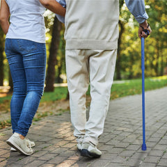 Gel Handled Folding Walking Stick - Millercare