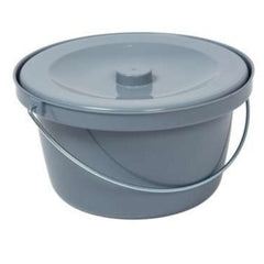 Glideabout Wheeled Commode Chair with Swing Away Arm Rests and Brakes - Millercare