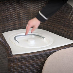 Gordon Ellis Walton Commode Chair Dark Wood - Millercare