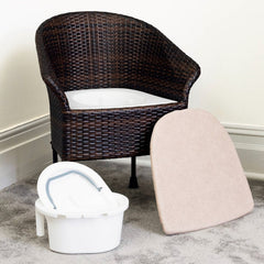 Gordon Ellis Walton Commode Chair Dark Wood - Millercare