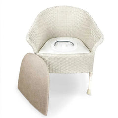 Gordon Ellis Walton Commode Chair White - Millercare