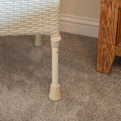 Gordon Ellis Walton Commode Chair White - Millercare