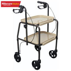 Handy Height Adjustable Kitchen Dining Trolley With Brakes - Millercare