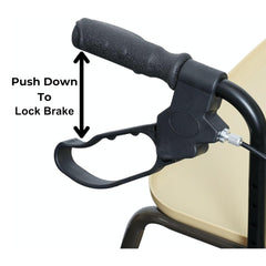 Handy Height Adjustable Kitchen Dining Trolley With Brakes - Millercare