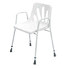 Height Adjustable Stackable Shower Chair White