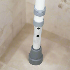 Height Adjustable Stackable Shower Chair White - Millercare