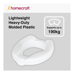 Homecraft Savanah Raised Toilet Seat Without Lid - Millercare