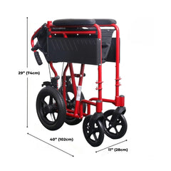 i - Lite Travel Transit Wheelchair - Millercare