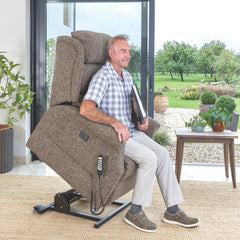 Iconic Waterfall Back Quad Motor Rise and Recliner - Small - Millercare
