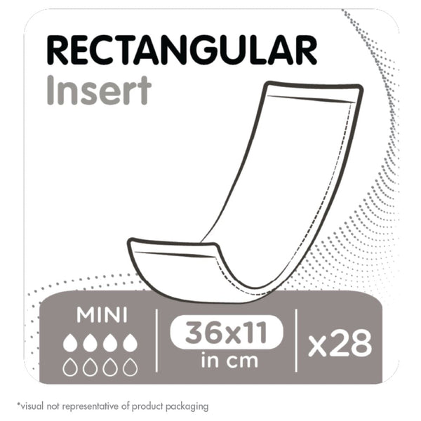 ID Rectangular Insert Pads Mini NW | Millercare