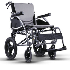 Karma Ergo 115 Transit Wheelchair Silver 16" - Millercare