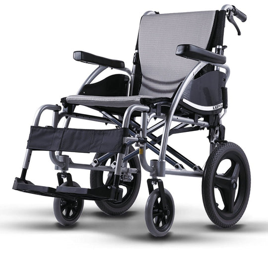 Karma Ergo 115 Transit Wheelchair Silver 16"
