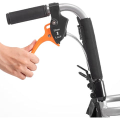 Karma Ergo Lite 2 Transit Wheelchair Silver 18" - Millercare