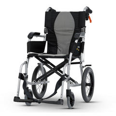 Karma Ergo Lite 2 Transit Wheelchair Silver 18" - Millercare