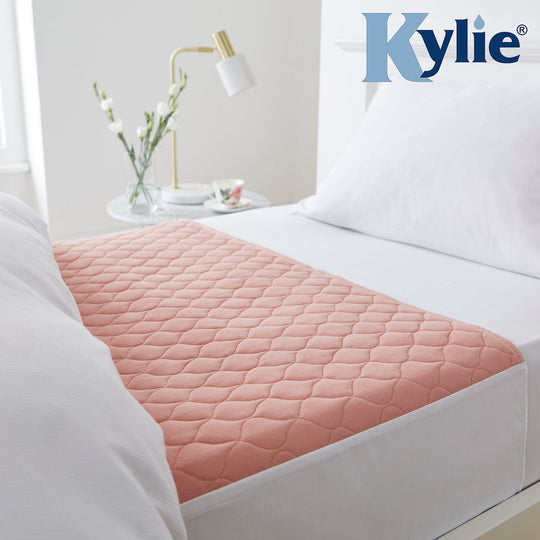 Kylie Bed Pads Pink Double Bed 4 Litres 139 x 91 cm