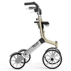 Lets Go out Rollator Beige/Silver - Millercare