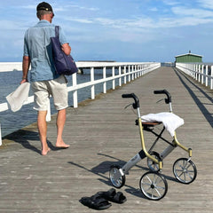 Lets Go out Rollator Beige/Silver - Millercare