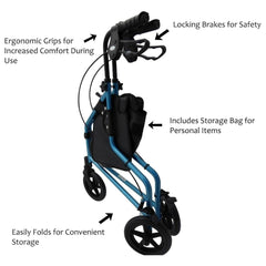 Lightweight Aluminium Tri Walker - Exclusive - Millercare