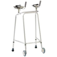 Lightweight Aluminium Walking Frame with Forearm Support - Millercare