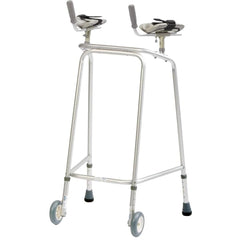 Lightweight Aluminium Walking Frame with Forearm Support - Millercare