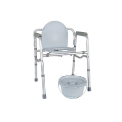 Lightweight Folding Commode and Toilet Surround - Millercare
