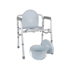 Lightweight Folding Commode and Toilet Surround - Millercare