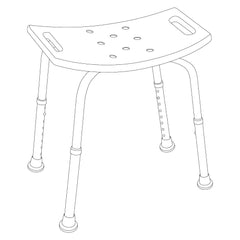 Lightweight Shower Stool - Millercare