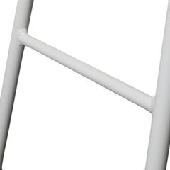 Perching Stool White with Arms and Padded Back - Millercare