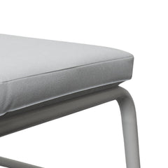 Perching stool, white with padded seat - Millercare