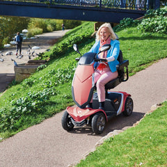 Rascal Vecta Sport Mobility Scooter - Atomic Red - Millercare