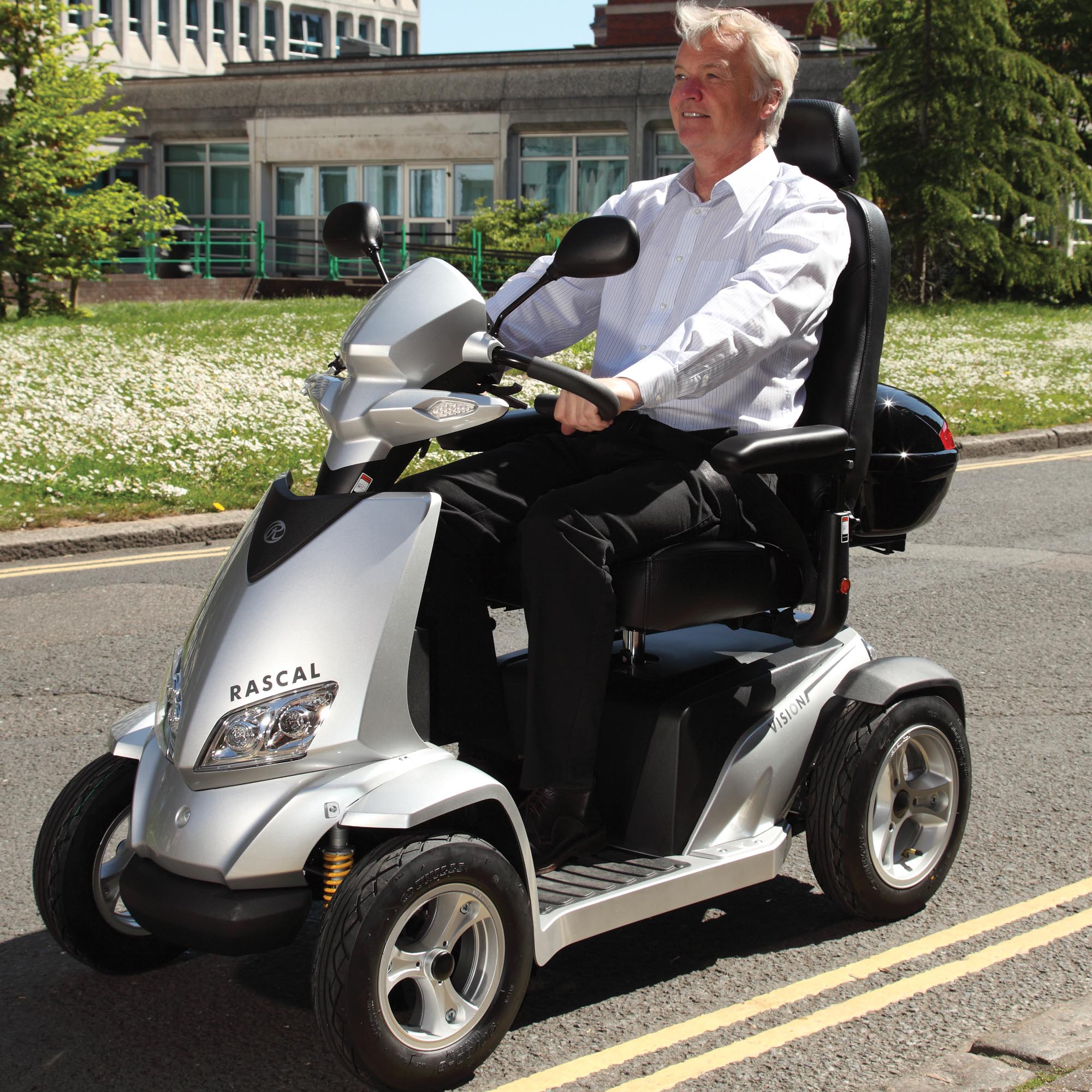 Rascal Vision Mobility Scooter - Silver | Millercare