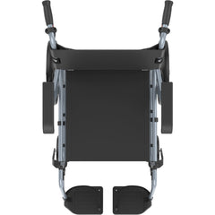 Rehasense Icon 35 LX Lightweight Transit Manual Wheelchair - Ice Blue - Millercare