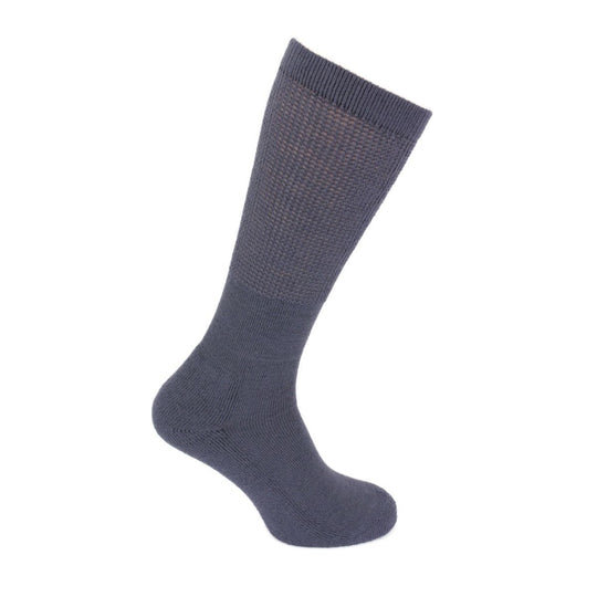 Sandpiper FeatherTop Extra Wide Knee High Socks Grey